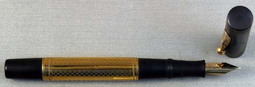 WATERMAN'S GOLOD FILLED #5 EYEDROPPER FOUNTAIN PEN